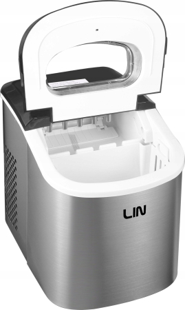 Mașină de făcut gheață LIN, 12 kg/24h, 112 W, rezervor 2.2 L, Argintiu pukika.ro [3]