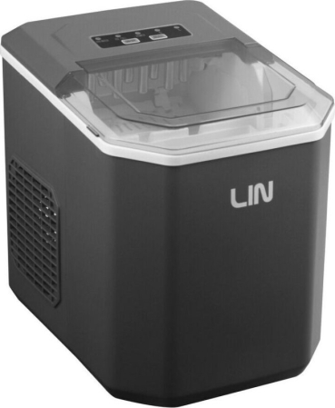 Mașini de făcut gheață - Mașină de făcut gheață LIN, 12 kg/24h, 112 W, rezervor 2.2 L, Gri pukika.ro