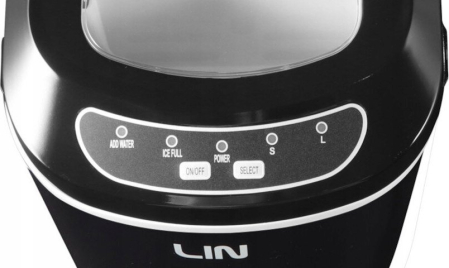 Mașină de făcut gheață LIN, 12 kg/24h, 112 W, rezervor 2.2 L, Negru pukika.ro [9]