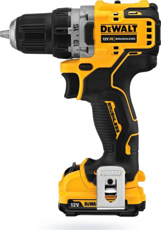 Mașină de găurit DeWALT DCD701D2-QW, 1500 rpm, 57 Nm, Li-Ion, 2 baterii, încărcător, cutie trasnport, Negru pukika.ro [1]
