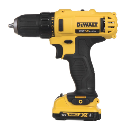 Mașină de găurit DeWALT DCD710D2-QW, 1500 rpm, Li-Ion, 2 baterii, cutie transport, Negru pukika.ro [8]