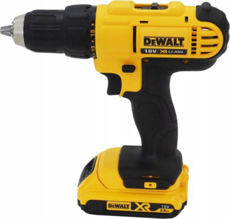 Mașină de găurit DeWALT DCD771D2-QW, 1500 rpm, 18 V, Li-Ion 2 baterii, încărcător, cutie transport, Negru pukika.ro [3]