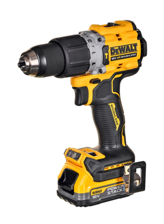 Mașini de găurit și înșurubat - Mașină de găurit DeWALT DCD805E2T-QW, 2000 rpm, 18 V, Li-Ion, 2 baterii, încărcător, cutie transport, Negru pukika.ro