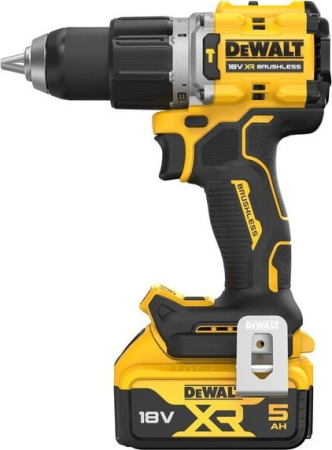 Mașină de găurit DeWALT DCD805P2T, 2000 rpm, 18 V, Li-Ion, 2 baterii, încărcător, cutie transport, Negru pukika.ro [2]
