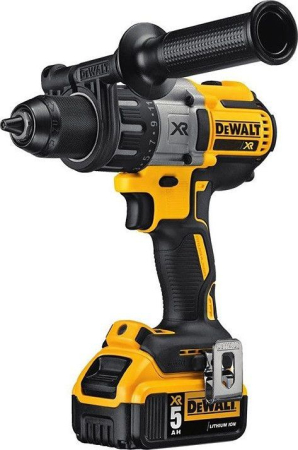 Mașină de găurit DeWALT DCD996P2-QW, 1300 rpm, 18 V, Li-Ion, 2 baterii, încărcător, cutie trasnport, Negru pukika.ro [1]