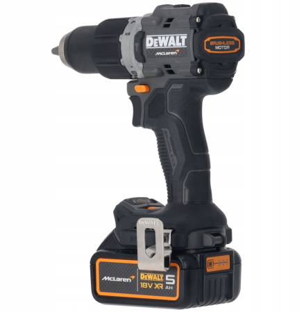 Mașină de găurit DeWALT MCLAREN DCD85MP2T, 2000 rpm, 18 V, Li-Ion, 2 baterii, încărcător, cutie transport, Negru pukika.ro [3]