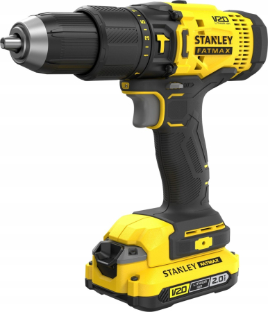 Mașină de găurit STANLEY SFMCD711D2K, 2100 rpm, 18 V, Li-Ion, 2 baterii, încărcător, cutie transport, Negru pukika.ro [1]
