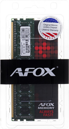 Memorii RAM - Memorie RAM AFOX, 8 GB, DDR3, 1600 MHz, DIMM, 1.35 V, 12.8 GB/s, 11 CL, Green pukika.ro
