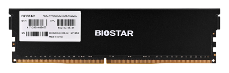 Memorie RAM Biostar, 8 GB, DDR4, 3200 MHz, UDIMM, 1.35 V, 16 CL, Black pukika.ro [1]