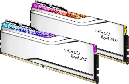 Promotii - Memorie RAM G.Skill Trident, 32 GB (2 x 16 GB), DDR5, 6000 MHz, DIMM, 1.1 V, 28 CL, Silver pukika.ro
