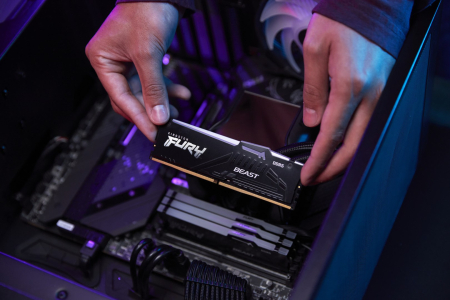 Memorie RAM Kingston Fury Beast, 32 GB (2 x 16 GB), DDR5, 5600 MT/s, DIMM, 1.25 V, 36 CL, Black pukika.ro [8]