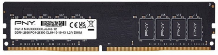 Memorie RAM PNY Technologies, 8 GB, DDR4, 2666 MHz, DIMM, 1.2 V, 19 CL, Black pukika.ro [1]