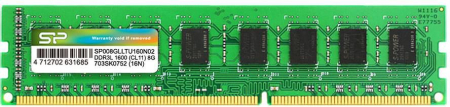 Promotii - Memorie RAM Silicon Power, 8 GB, DDR3L, 1600 MHz, DIMM, 1.35 V, 11 CL, Green pukika.ro
