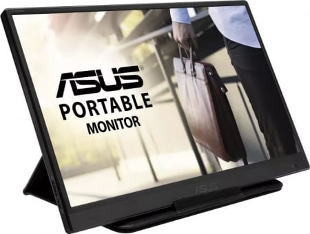 Monitor ASUS ZenScreen MB165B, 15.6" WXGA 1366 x 768, TN, 10 ms, 60 Hz, Black [1]