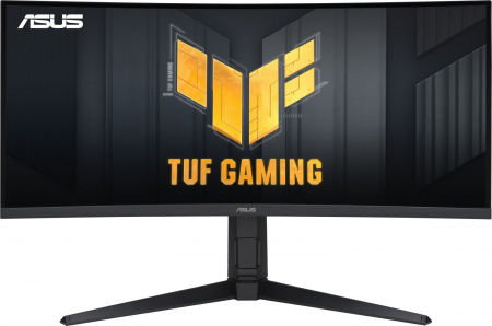 Promotii - Monitor Gaming ASUS TUF Gaming, 34" WQHD 3440 x 1440, VA, 1 ms, 100 Hz, Black