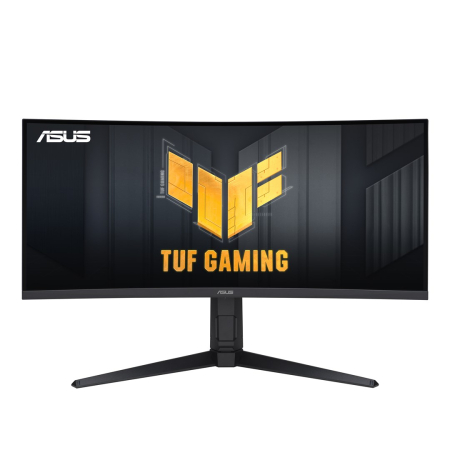 Promotii - Monitor Gaming Curbat ASUS TUF Gaming, 34" UWQHD 3440 x 1440, VA, 1 ms, 180 Hz, Black