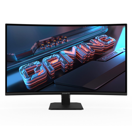Promotii - Monitor Gaming Curbat GIGABYTE GS32QCA, 31.5" QHD 2560 x 1440, VA, 1 ms, 180 Hz, Black