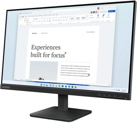Monitor Lenovo L24-4e, 23.8" Full HD 1920 x 1080, IPS, 6 ms, 100 Hz, Black [2]