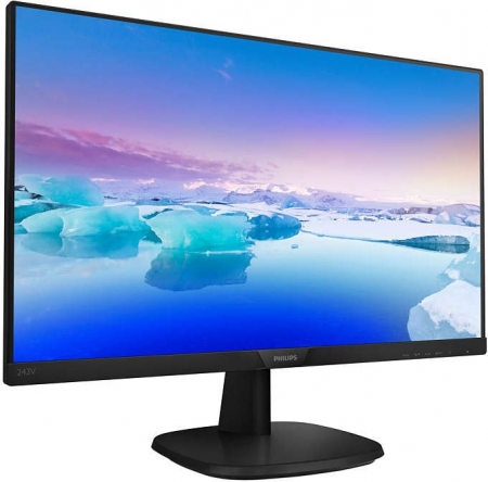 Monitor Philips V Line, 23.8" Full HD 1920 x 1080, 4 ms, LED, 60 Hz, Black [1]