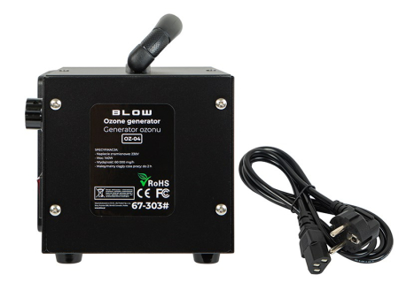 Ozonator Generator de Ozon BLOW, 60.000 mg/h, 140 W, Negru pukika.ro [2]