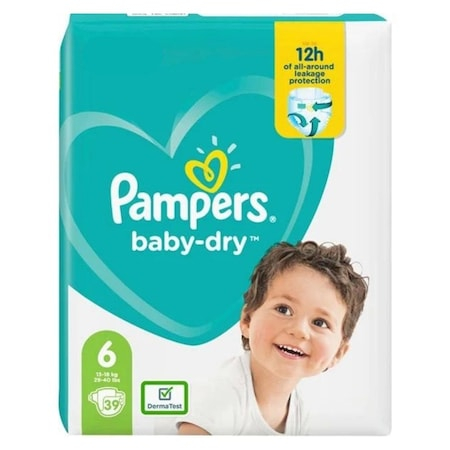 Pentru bebelusi - Pampers Marimea 6, 13-18 Kg, 39 buc pukika