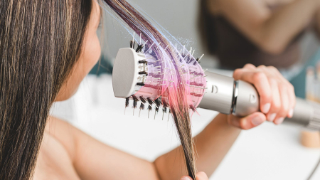 Perie de Păr Electrică Shark, 1650 W, 3 trepte temperatura, Auto-Wrap, Beige pukika.ro [2]