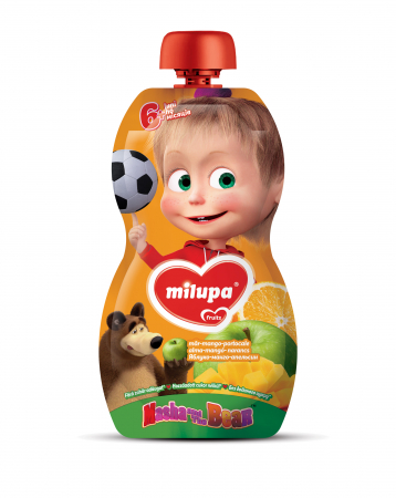 Promotii - Piure de mere, mango si portocale Masha Milupa,  6luni+, 100g
