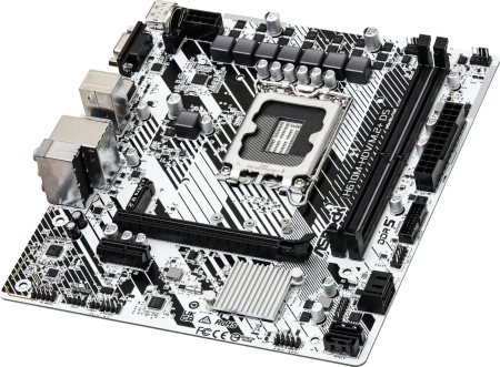 Placă de Bază ASRock, Socket LGA 1700, Chipset Intel H610, 96 GB, micro ATX, Silver pukika.ro [3]