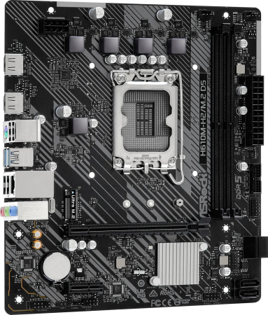 Placă de Bază ASRock, Socket LGA 1700, Chipset Intel H610, micro ATX, Black pukika.ro [2]