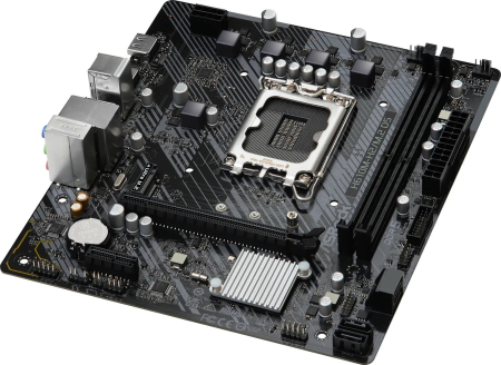 Placă de Bază ASRock, Socket LGA 1700, Chipset Intel H610, micro ATX, Black pukika.ro [3]