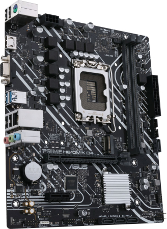 Placă de Bază ASUS PRIME H610M-K D4, Socket LGA 1700, Chipset Intel H610, micro ATX, Black pukika.ro [2]