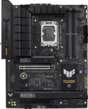 Placă de Bază ASUS TUF GAMING B760-PLUS WIFI, Socket LGA 1700, Chipset Intel B760, ATX, Black pukika.ro [2]