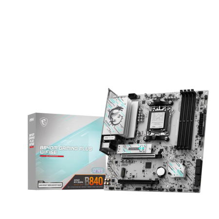 Placă de Bază MSI GAMING PLUS WIFI, Socket AM5, Chipset AMD B840, micro ATX, Grey pukika.ro [5]