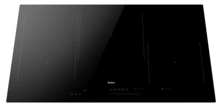 Plită cu Inducție Amica, 78 cm, 7350 W, 4 zone, Touch, Negru pukika.ro [2]