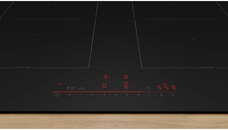 Plită cu inducție Bosch PVQ61CHB1E, 4 zone de gătit, Comandă TouchSelect, Funcție CombiZone, 59 cm, Negru pukika.ro [1]