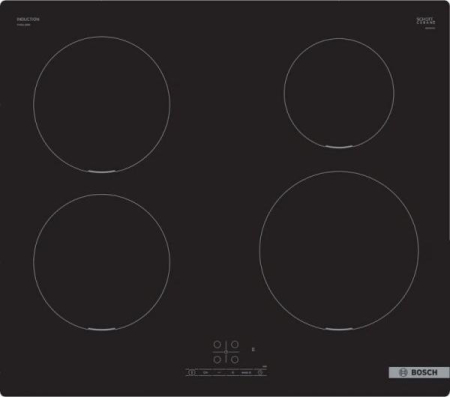 Alte produse - Plită cu Inducție Bosch Serie 4, 59 cm, 4600 W, 4 zone, Touch, Negru pukika.ro