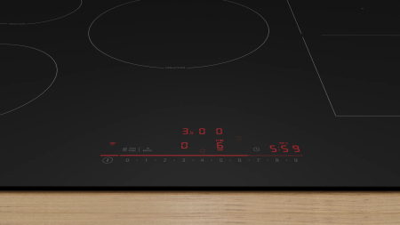 Plită cu Inducție Bosch Serie 6, 80 cm, 7400 W, 5 zone, Touch, Negru  pukika.ro [1]