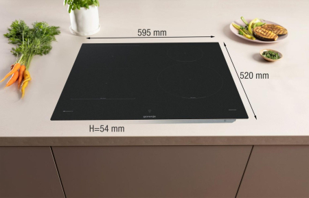 Plită cu Inducție Electrolux, 59,5 cm, 7360 W, 4 zone, Touch, Negru pukika.ro [1]