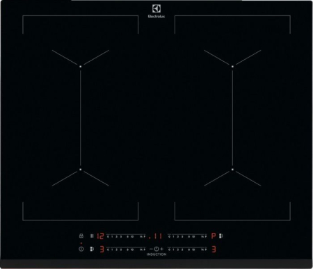 Alte produse - Plită cu Inducție Electrolux, 7350 W, 4 zone, Touch, sticlă neagră pukika.ro