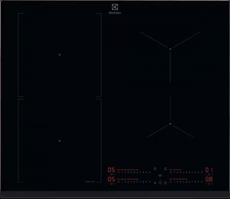 Plite - Plită cu Inducție Electrolux CIS62450, 59 cm, 4 Zone, Bridge, Hob2Hood, PowerBoost, Negru pukika.ro