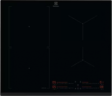 Plite - Plită cu Inducție Electrolux EIS62453, 59 cm, 4 Zone, Hob2Hood, SenseBoil, PowerBoost, Timer, Negru pukika.ro