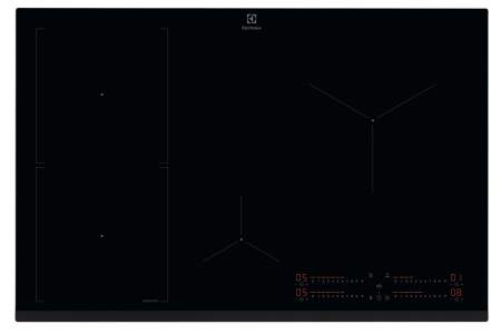 Plite - Plită cu Inducție Electrolux EIS62453IZ, 59 cm, 4 Zone Infinite, Funcție Bridge, Hob2Hood, Control Slider, Negru pukika.ro