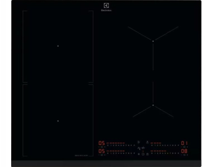 Plite - Plită cu inducție Electrolux EIS67453, 7350 W, Touch, 4 zone, Negru pukika.ro