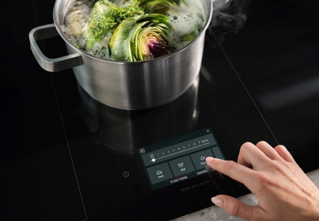 Plită cu Inducție Electrolux EIS77453, 68 cm, 4 Zone Infinite, Hob2Hood, Funcție Bridge, Control Slider, Negru pukika.ro [3]