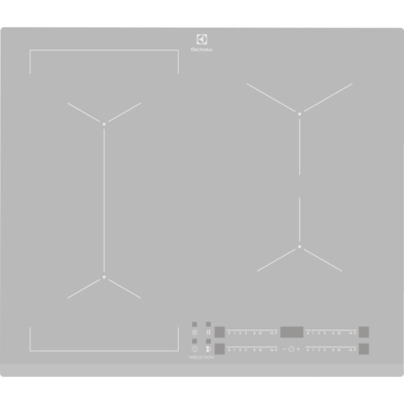 Plite - Plită cu Inducție Electrolux EIV63440BS, 59 cm, 4 Zone FlexiBridge, Funcție PowerBoost, Hob2Hood, Control Touch, Gri pukika.ro