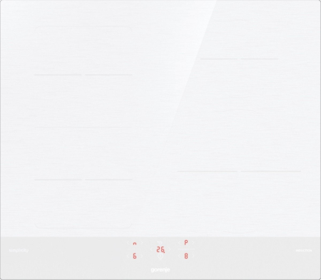 Plită cu Inducție Gorenje, 59,5 cm, 4 zone, Touch, sticlă ceramică, Alb pukika.ro [1]