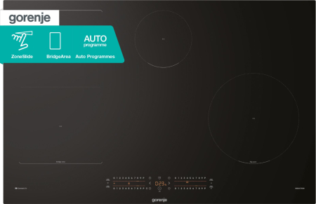 Plite - Plită cu inducție Gorenje GI8432BSCWF, 7360 W, Touch, 4 zone, sticla ceramica, Negru pukika.ro