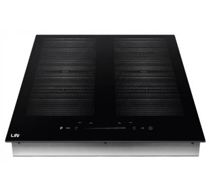 Plită cu Inducție LIN, 59 cm, 7200 W, Touch, 4 zone, ceramică neagră pukika.ro [2]