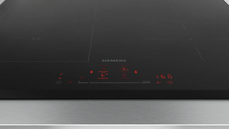 Plită Electrică Vitroceramică Siemens ED651HSC1E, 60 cm, 4 Zone, TouchSlider, PowerBoost, Timer, Sticlă Neagră pukika.ro [4]