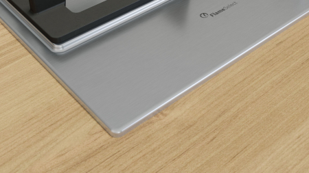 Plită incorporabilă pe gaz Bosch Serie 6 PCQ7A5I90, 5 arzătoare, WOK, 75 cm, Suprafețe din oțel inoxidabil, Aprindere electrică integrată pukika.ro [2]